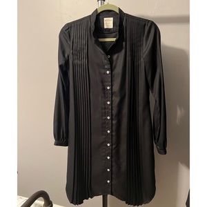 Billy Reid black button down dress XS